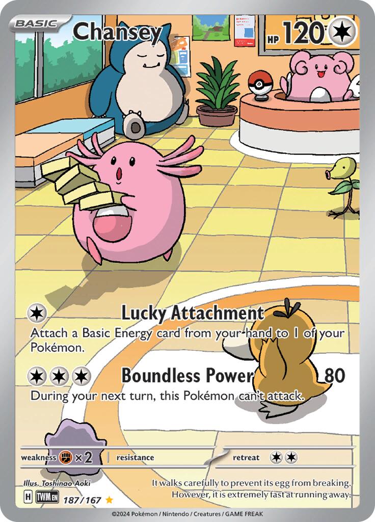 Chansey (187/167) [Scarlet & Violet: Twilight Masquerade] | All Aboard Games