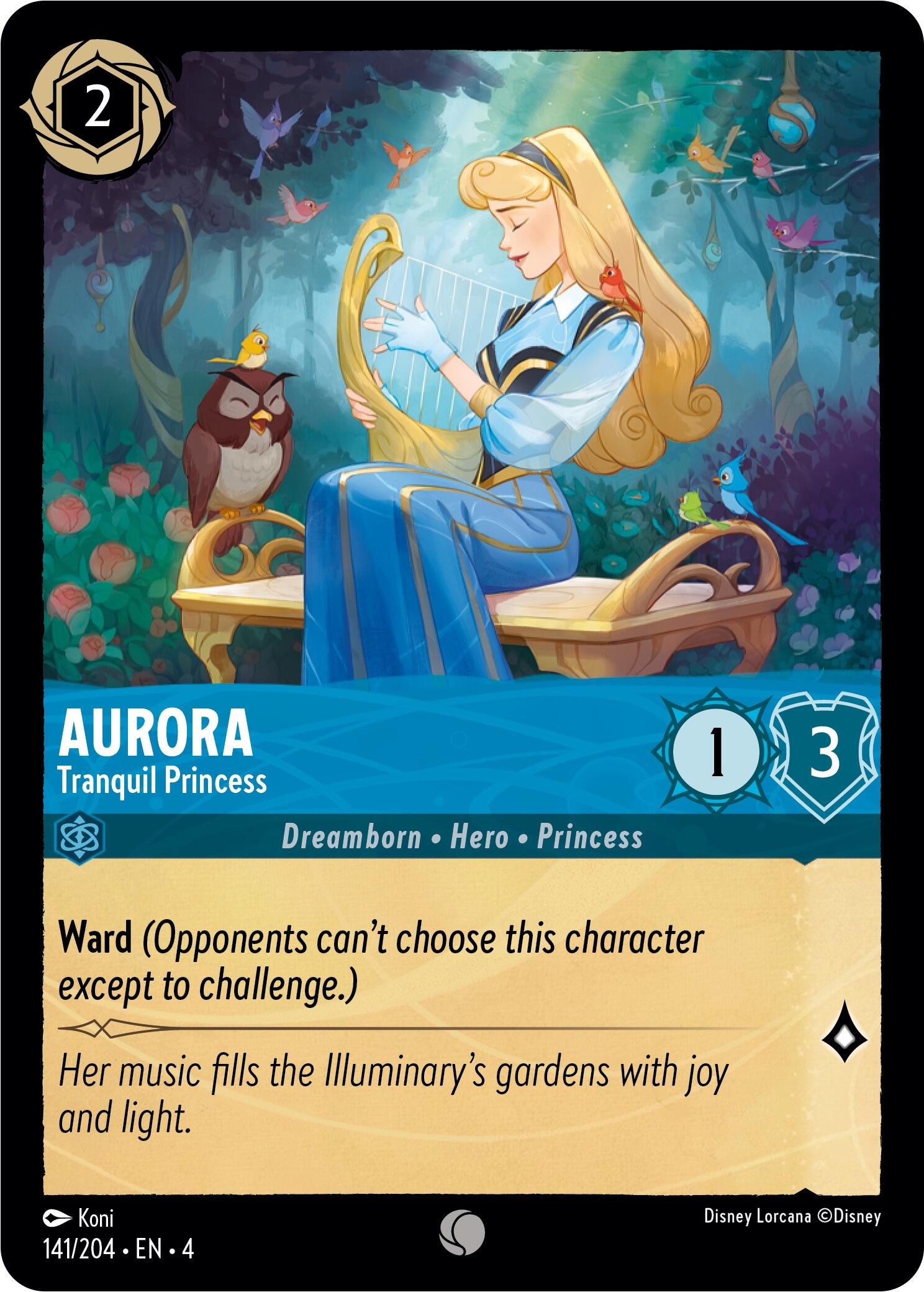 Aurora - Tranquil Princess (141/204) [Ursula's Return] | All Aboard Games