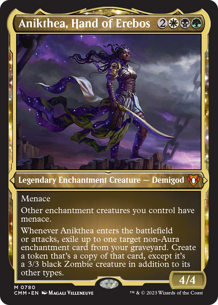 Anikthea, Hand of Erebos (Display Commander) (Foil Etched) [Commander Masters] | All Aboard Games