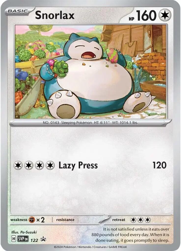 Snorlax (122) [Scarlet & Violet: Black Star Promos] | All Aboard Games