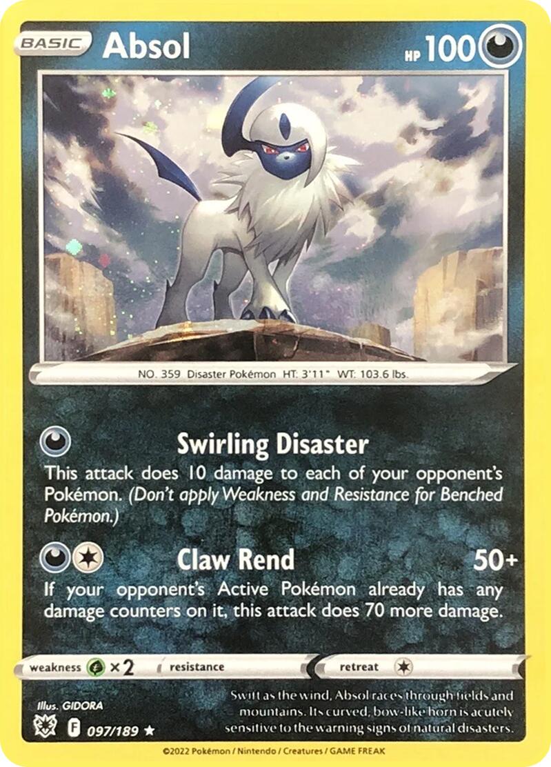 Absol (097/189) (Cosmos Holo) [Miscellaneous Cards] | All Aboard Games