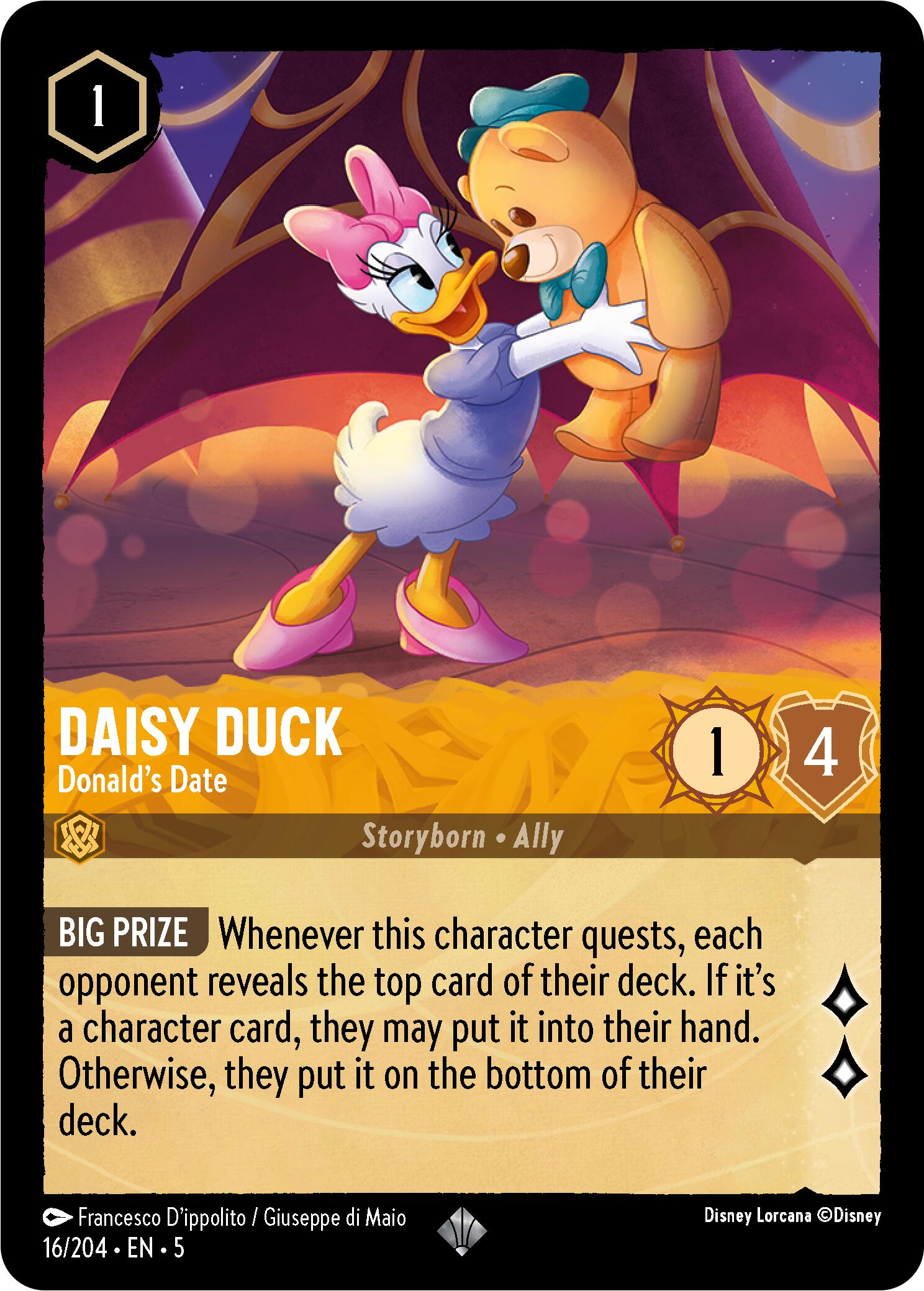 Daisy Duck - Donald's Date (16/204) [Shimmering Skies] | All Aboard Games