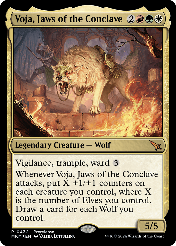 Voja, Jaws of the Conclave [Murders at Karlov Manor Prerelease Promos] | All Aboard Games