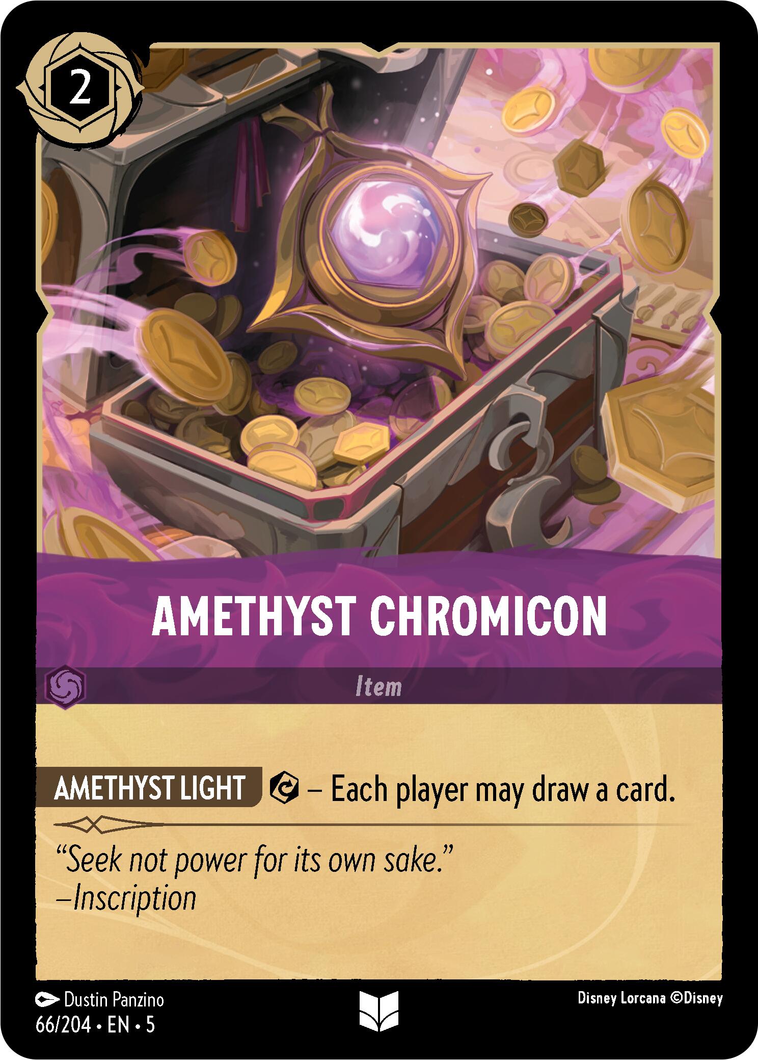 Amethyst Chromicon (66/204) [Shimmering Skies] | All Aboard Games