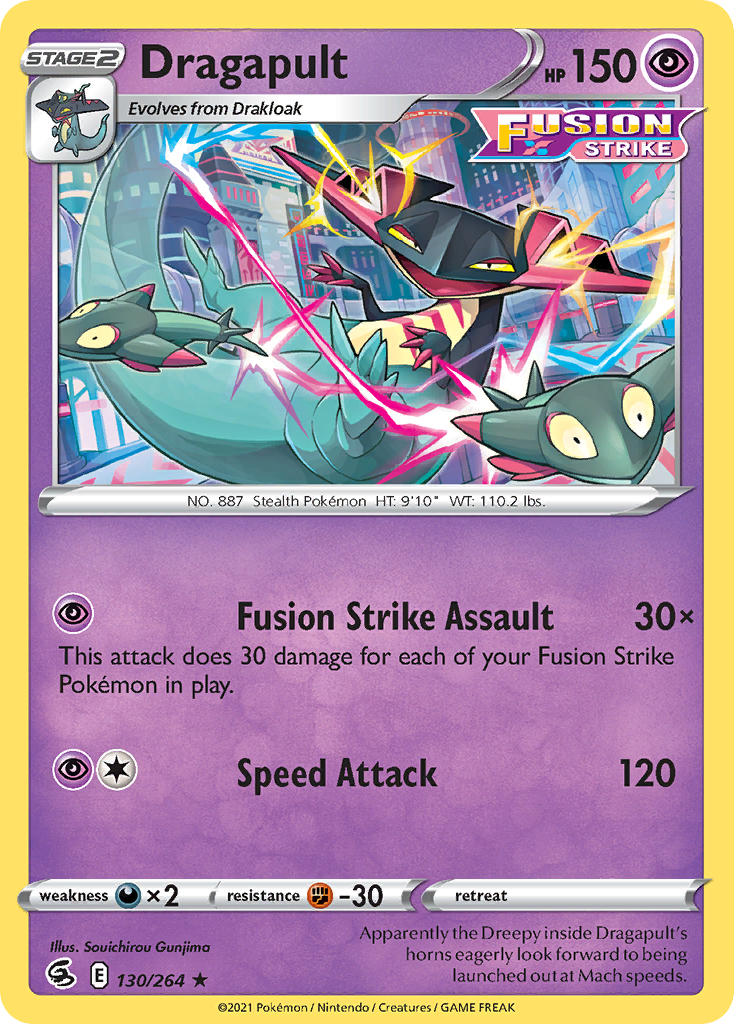 Dragapult (130/264) (Theme Deck Exclusive) [Sword & Shield: Fusion Strike] | All Aboard Games