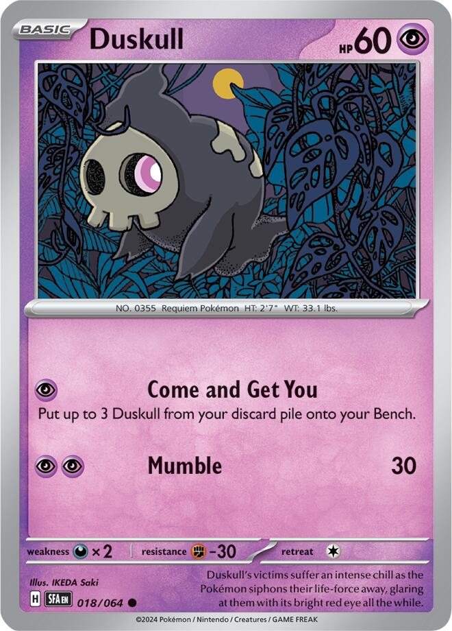 Duskull (018/064) [Scarlet & Violet: Shrouded Fable] | All Aboard Games