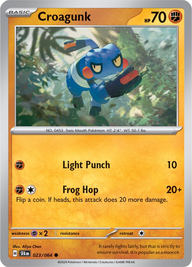 Croagunk (023/064) [Scarlet & Violet: Shrouded Fable] | All Aboard Games