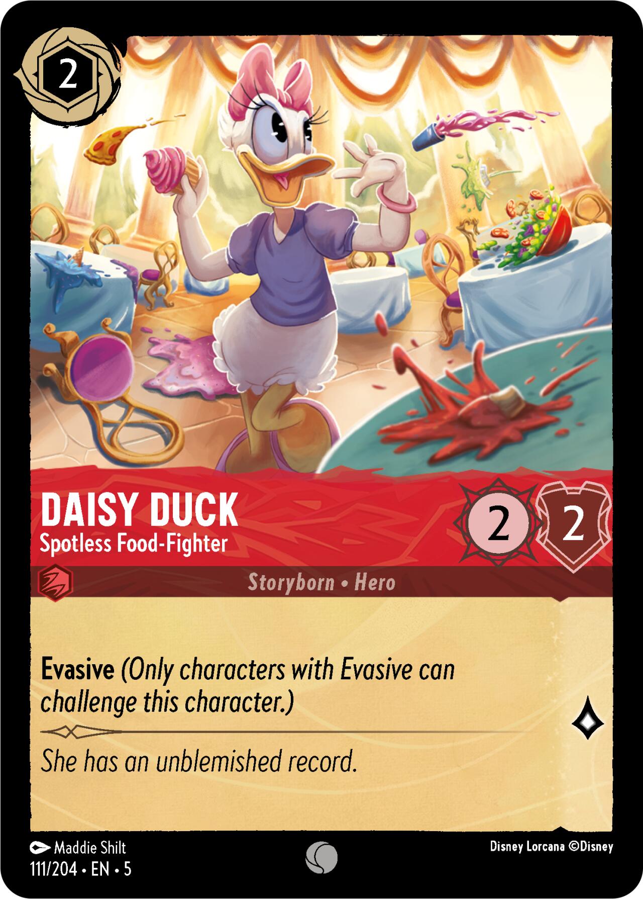 Daisy Duck - Spotless Food-Fighter (111/204) [Shimmering Skies] | All Aboard Games