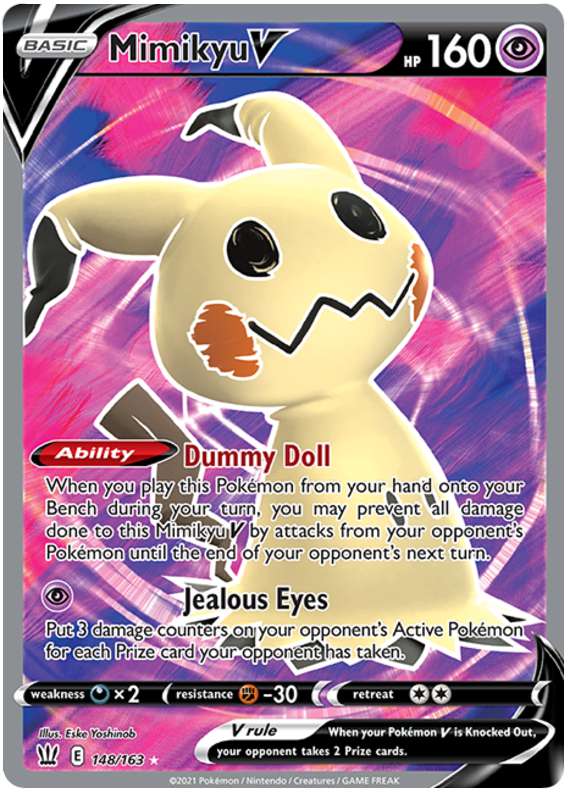 Mimikyu V (148/163) [Sword & Shield: Battle Styles] | All Aboard Games