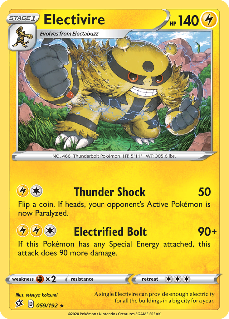 Electivire (059/192) [Sword & Shield: Rebel Clash] | All Aboard Games