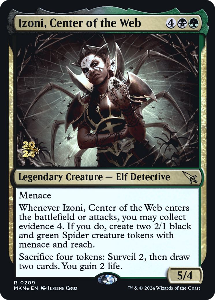 Izoni, Center of the Web [Murders at Karlov Manor Prerelease Promos] | All Aboard Games