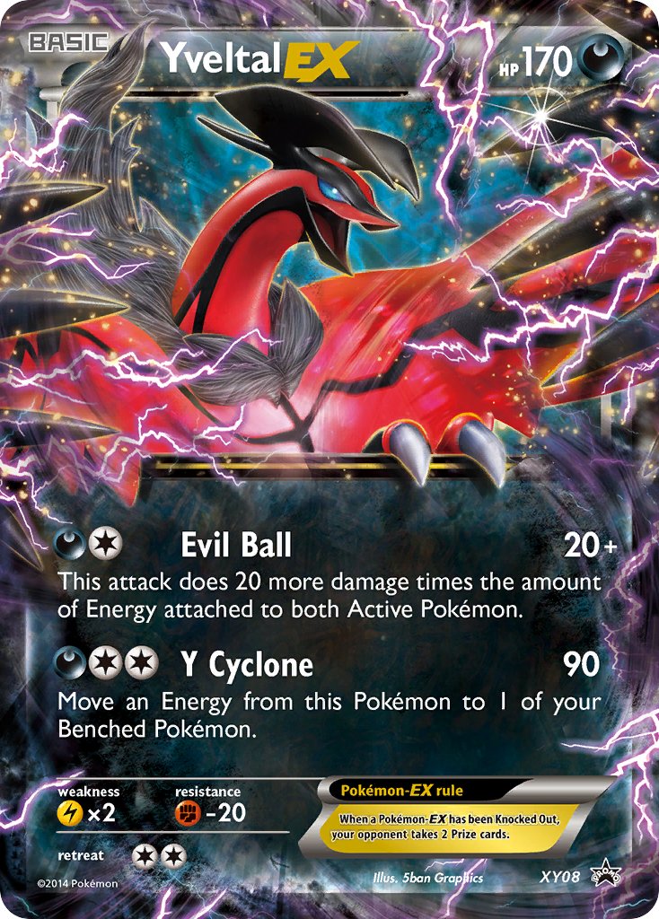 Yveltal EX (XY08) [XY: Black Star Promos] | All Aboard Games