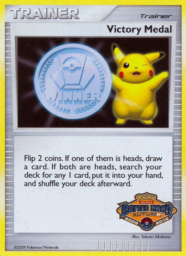 Victory Medal (2009-2010) (Battle Road Autumn) [League & Championship Cards] | All Aboard Games