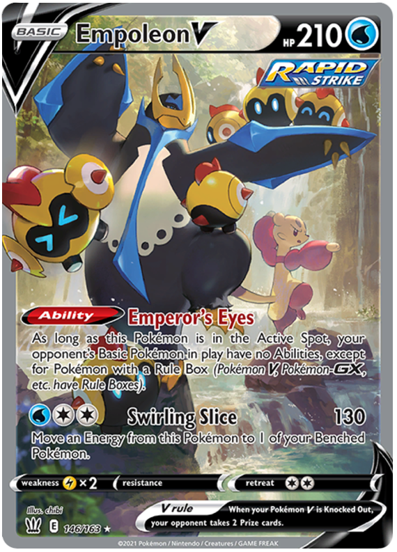 Empoleon V (146/163) [Sword & Shield: Battle Styles] | All Aboard Games