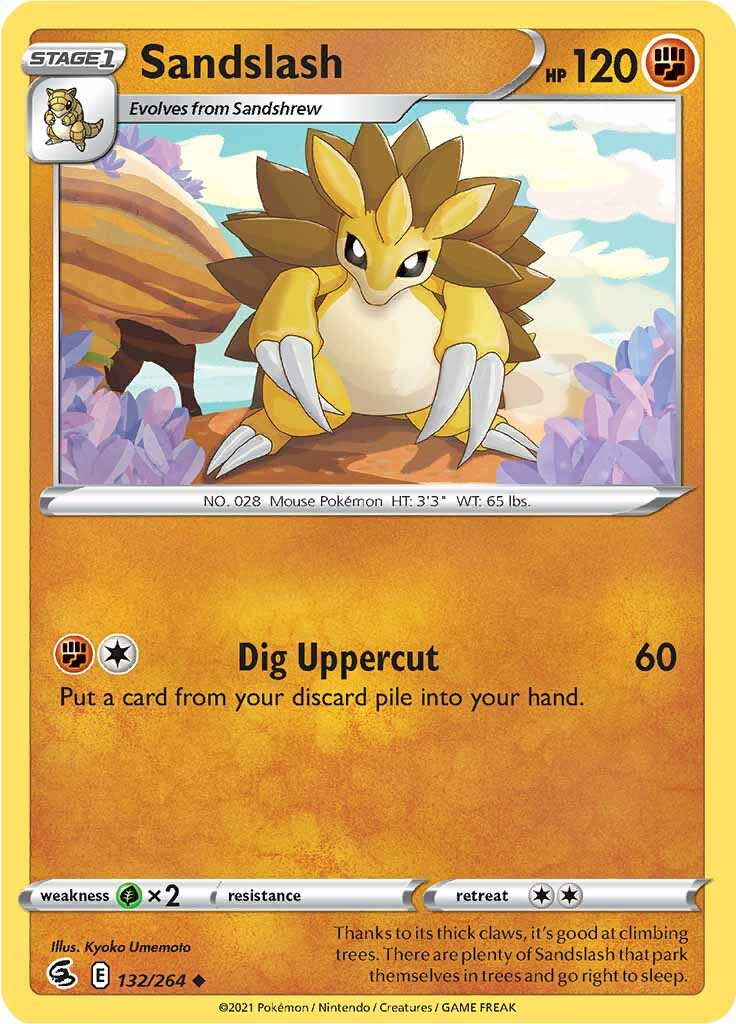 Sandslash (132/264) [Sword & Shield: Fusion Strike] | All Aboard Games