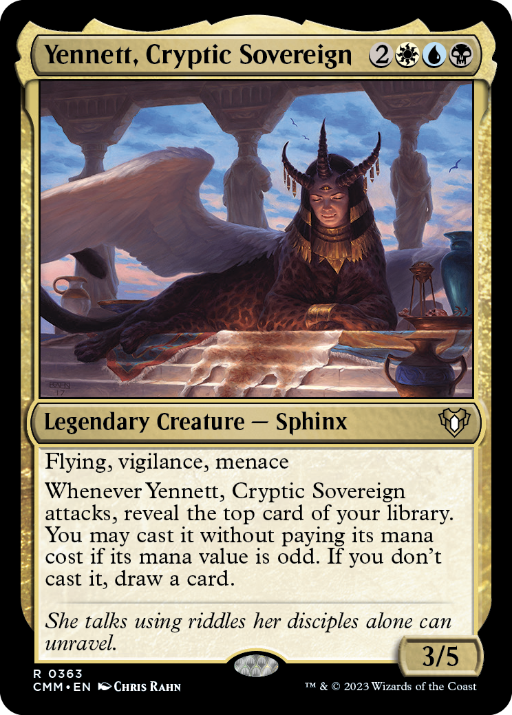 Yennett, Cryptic Sovereign [Commander Masters] | All Aboard Games