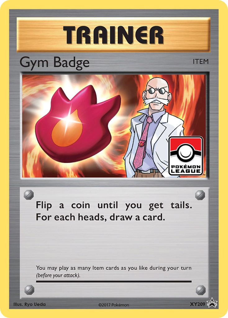 Gym Badge (XY209) (Blaine) [XY: Black Star Promos] | All Aboard Games