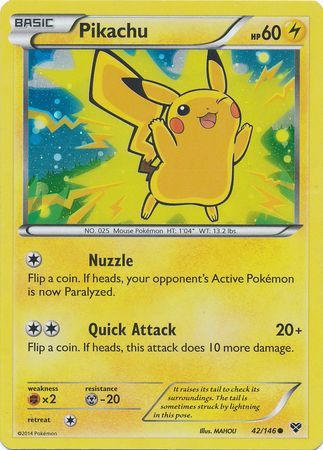 Pikachu (42/146) (2014 Movie Promo) [Miscellaneous Cards] | All Aboard Games