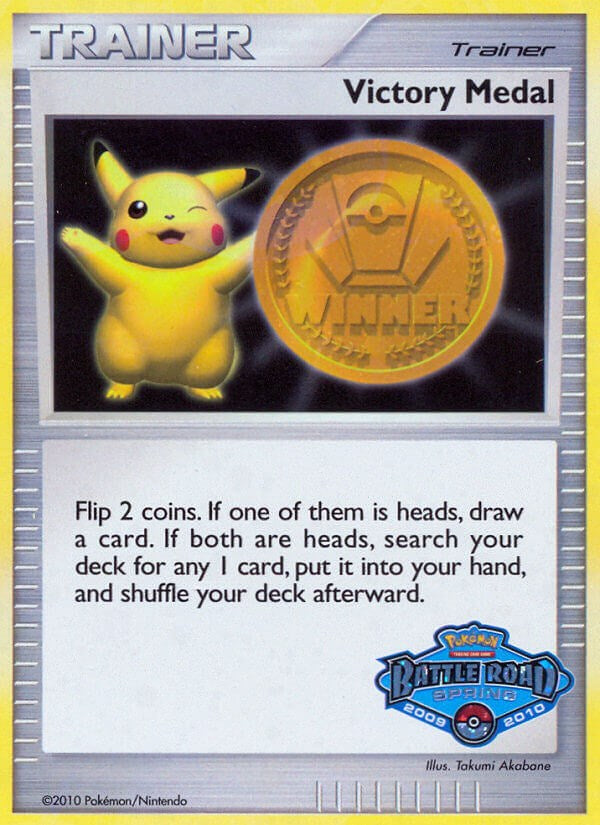Victory Medal (2009-2010) (Battle Road Spring) [League & Championship Cards] | All Aboard Games