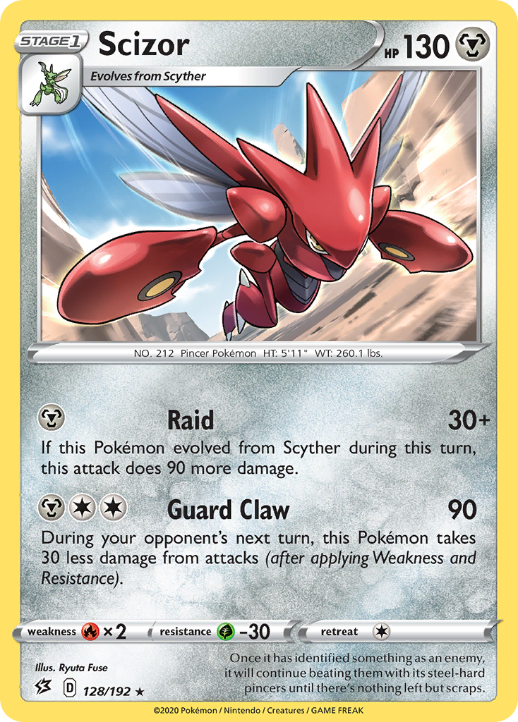 Scizor (128/192) [Sword & Shield: Rebel Clash] | All Aboard Games