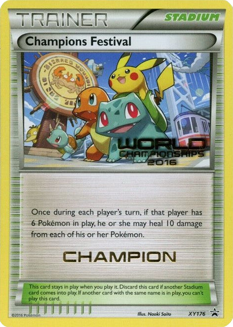 Champions Festival (XY176) (2016 Champion) [XY: Black Star Promos] | All Aboard Games