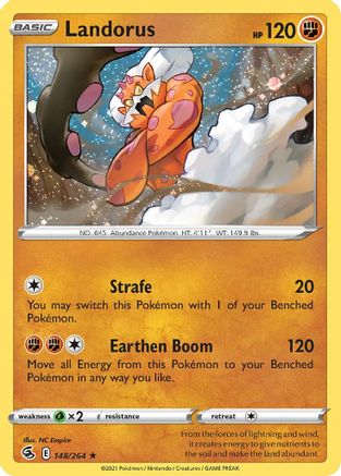 Landorus (148/264) (Cosmos Holo) [Sword & Shield: Fusion Strike] | All Aboard Games