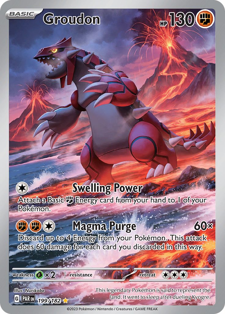 Groudon (199/182) [Scarlet & Violet: Paradox Rift] | All Aboard Games