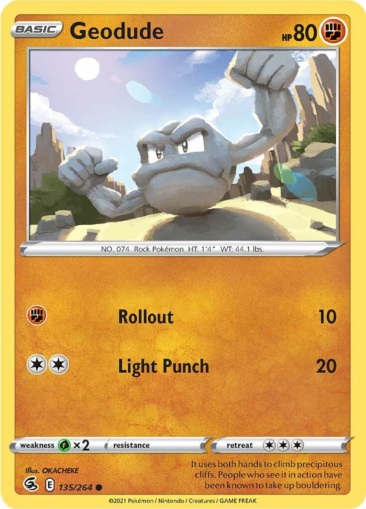 Geodude (135/264) [Sword & Shield: Fusion Strike] | All Aboard Games