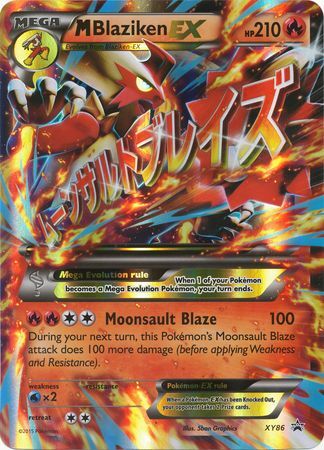 M Blaziken EX (XY86) (Jumbo Card) [XY: Black Star Promos] | All Aboard Games