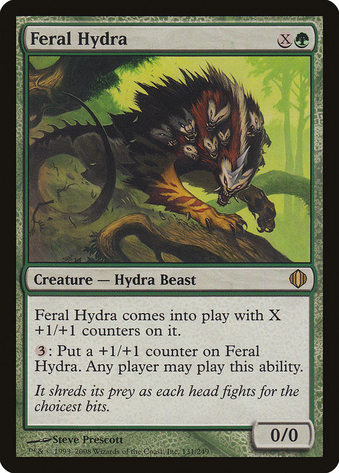 Feral Hydra (Oversized) [Oversize Cards] | All Aboard Games