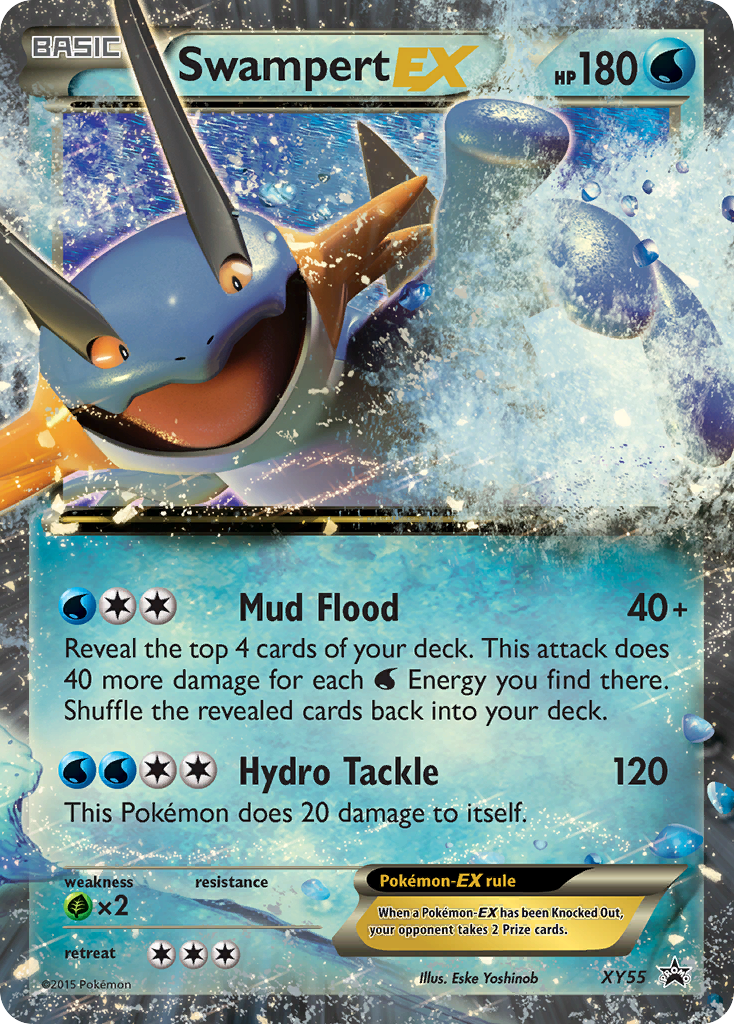 Swampert EX (XY55) [XY: Black Star Promos] | All Aboard Games