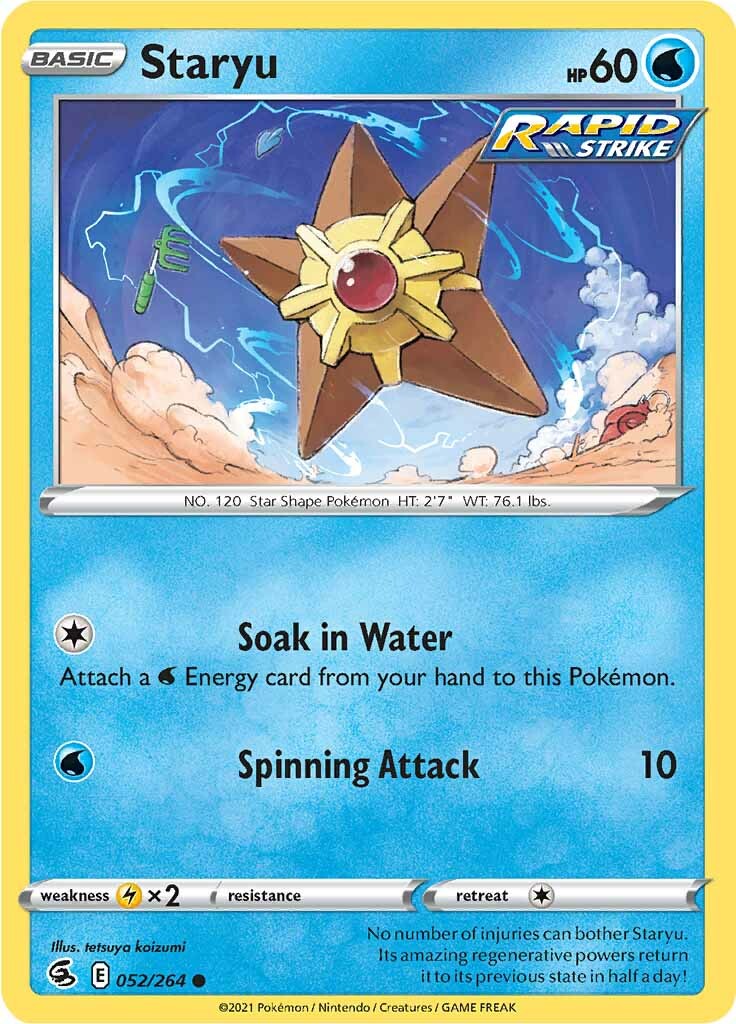 Staryu (052/264) [Sword & Shield: Fusion Strike] | All Aboard Games