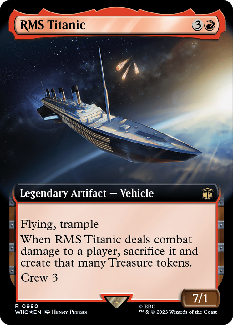 RMS Titanic (Extended Art) (Surge Foil) [Doctor Who] | All Aboard Games