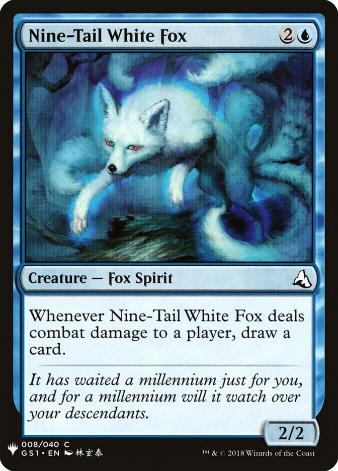 Nine-Tail White Fox [Mystery Booster] | All Aboard Games