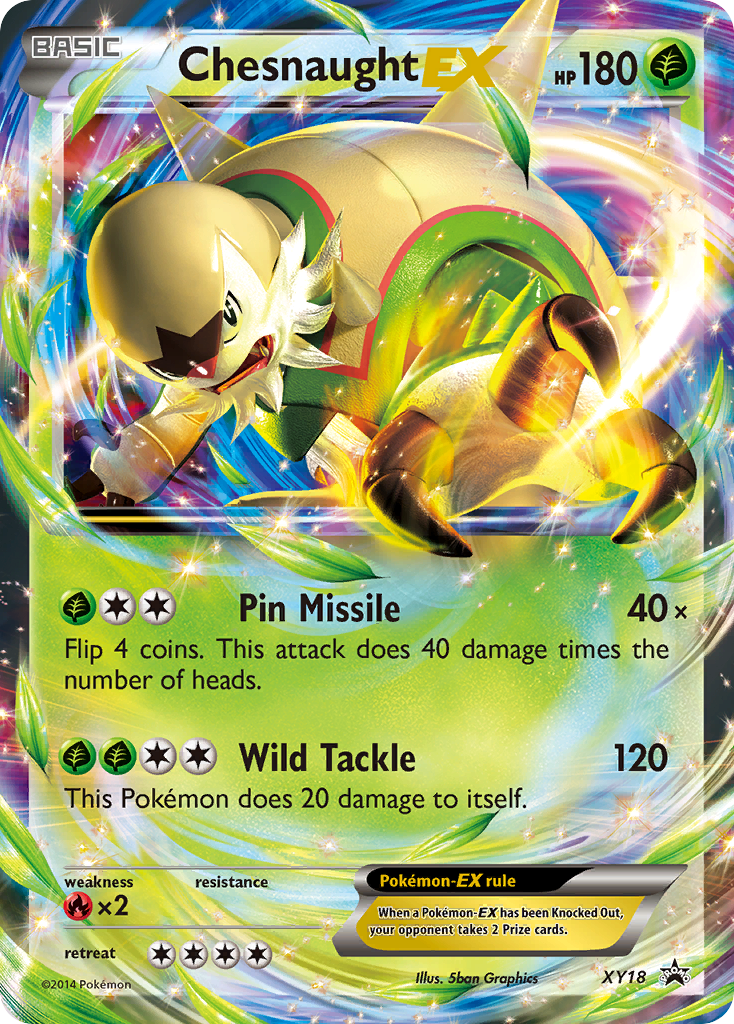 Chesnaught EX (XY18) [XY: Black Star Promos] | All Aboard Games