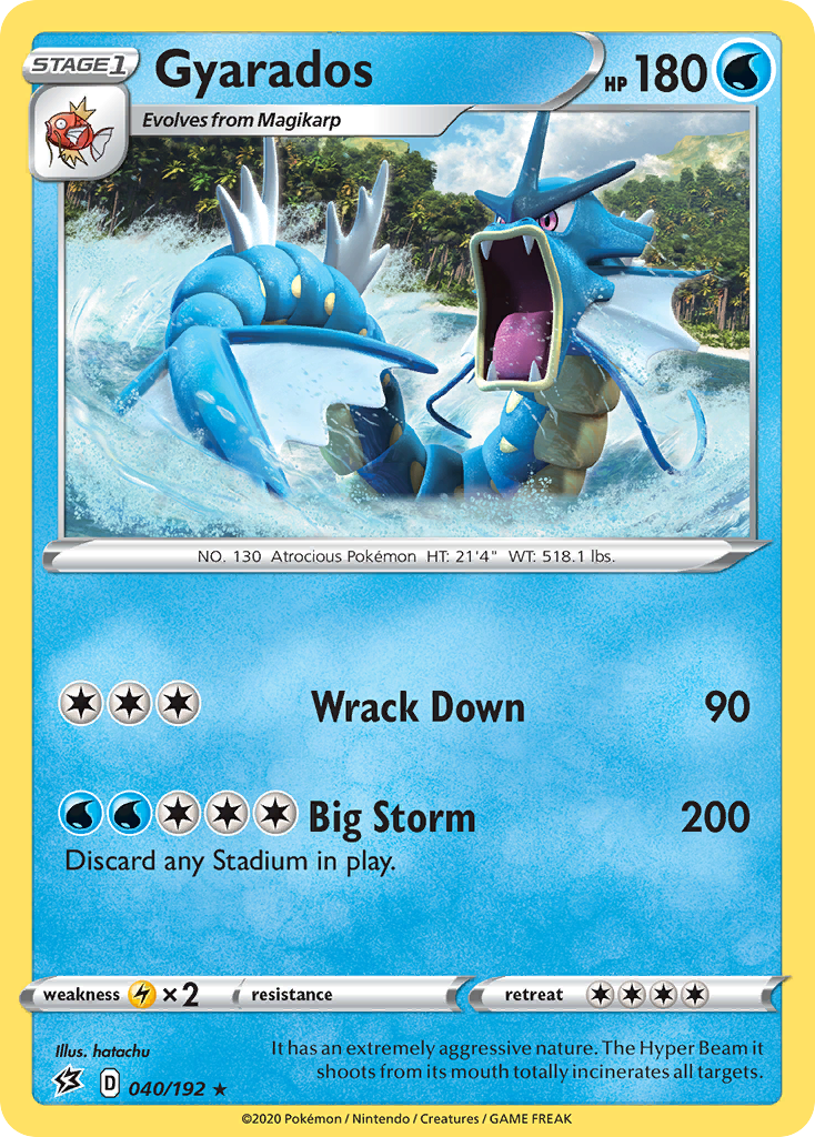 Gyarados (040/192) [Sword & Shield: Rebel Clash] | All Aboard Games