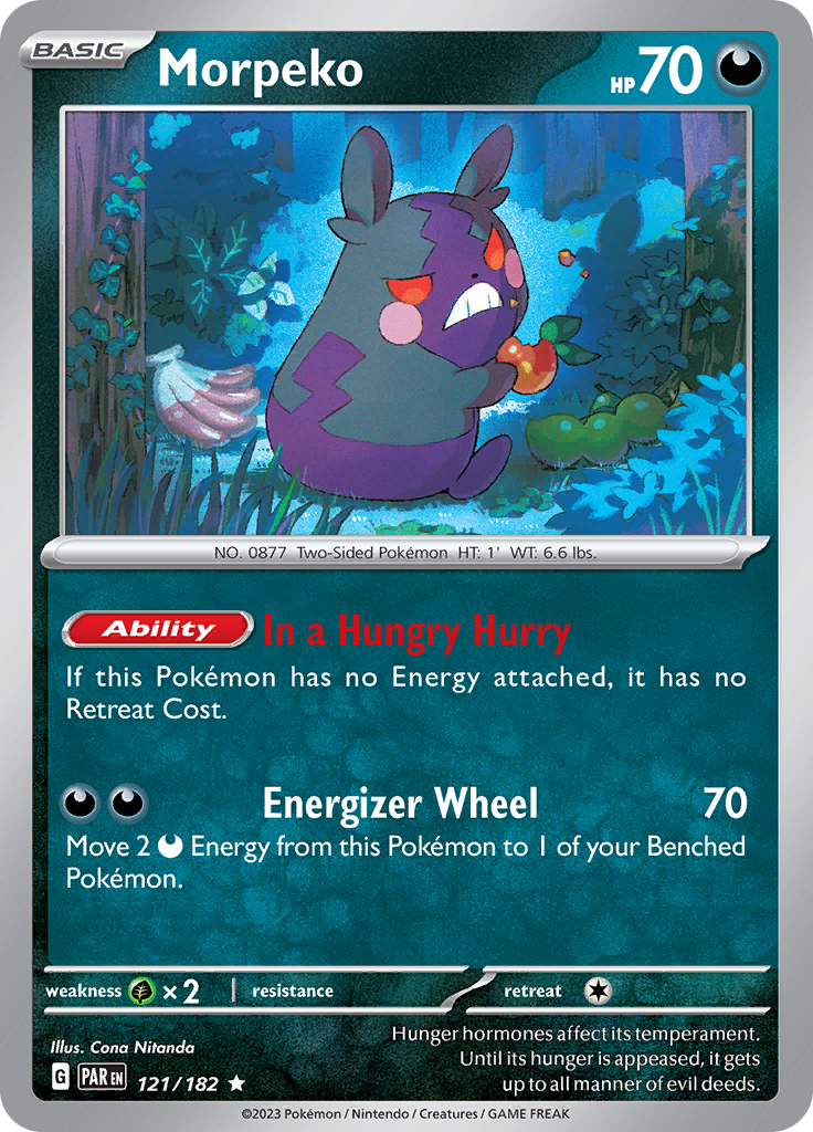 Morpeko (121/182) [Scarlet & Violet: Paradox Rift] | All Aboard Games