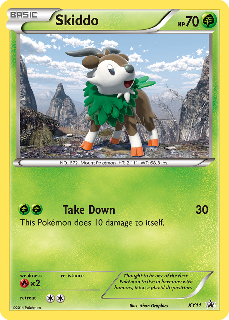 Skiddo (XY11) [XY: Black Star Promos] | All Aboard Games