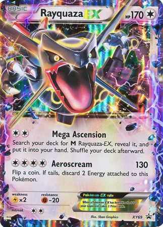 Rayquaza EX (XY69) (Jumbo Card) [XY: Black Star Promos] | All Aboard Games