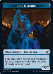 Dog Illusion // Vecna Double-Sided Token [Dungeons & Dragons: Adventures in the Forgotten Realms Tokens] | All Aboard Games