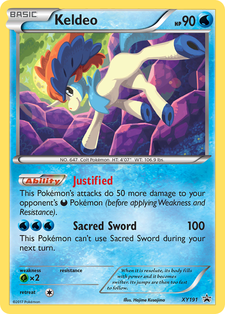 Keldeo (XY191) [XY: Black Star Promos] | All Aboard Games