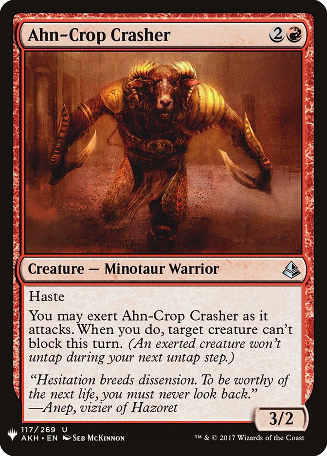 Ahn-Crop Crasher [Mystery Booster] | All Aboard Games