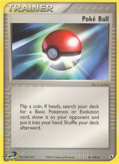 Poke Ball (86/109) [EX: Ruby & Sapphire] | All Aboard Games