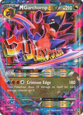 M Garchomp EX (XY168) (Jumbo Card) [XY: Black Star Promos] | All Aboard Games