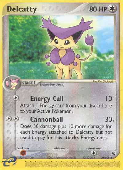 Delcatty (29/109) [EX: Ruby & Sapphire] | All Aboard Games