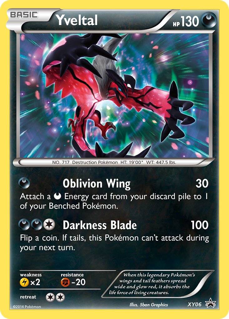 Yveltal (XY06) [XY: Black Star Promos] | All Aboard Games