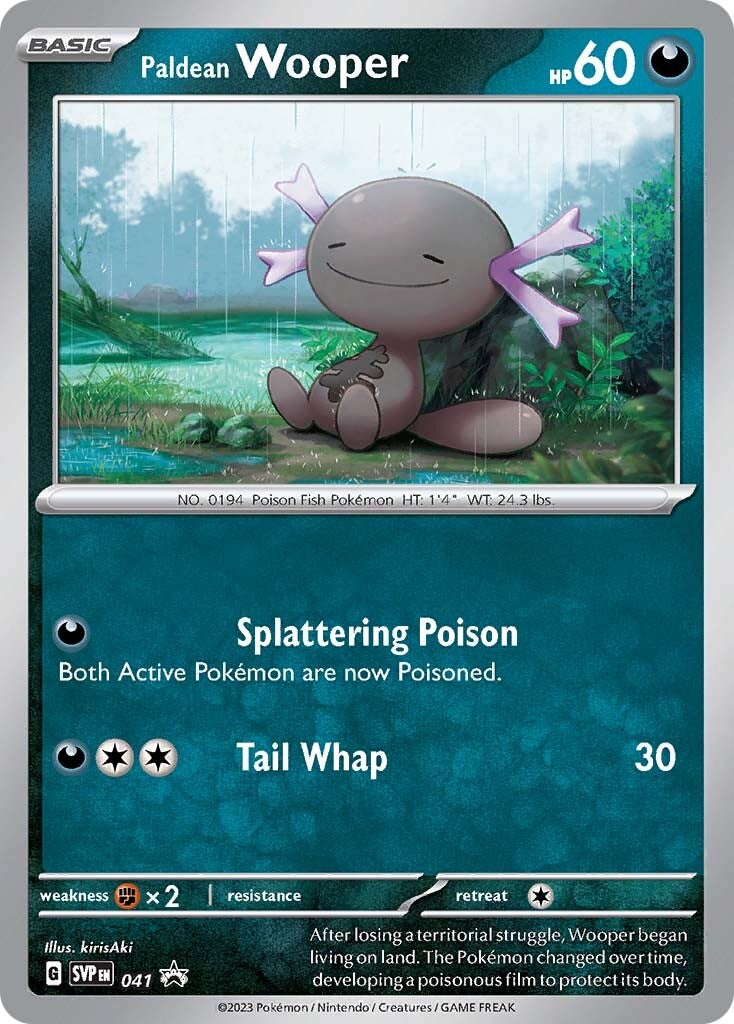 Paldean Wooper (041) [Scarlet & Violet: Black Star Promos] | All Aboard Games