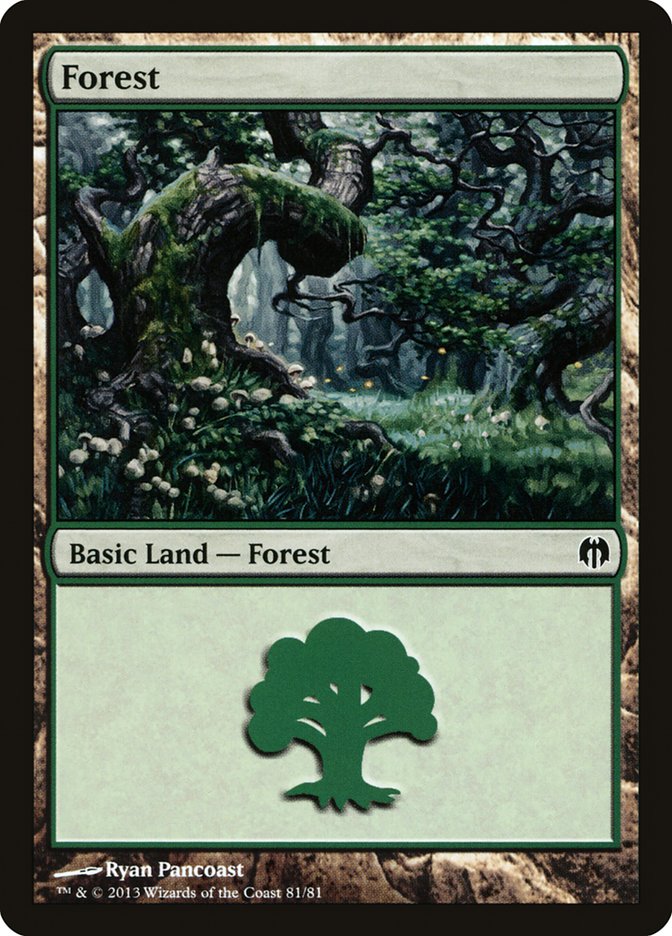 Forest (81) [Duel Decks: Heroes vs. Monsters] | All Aboard Games