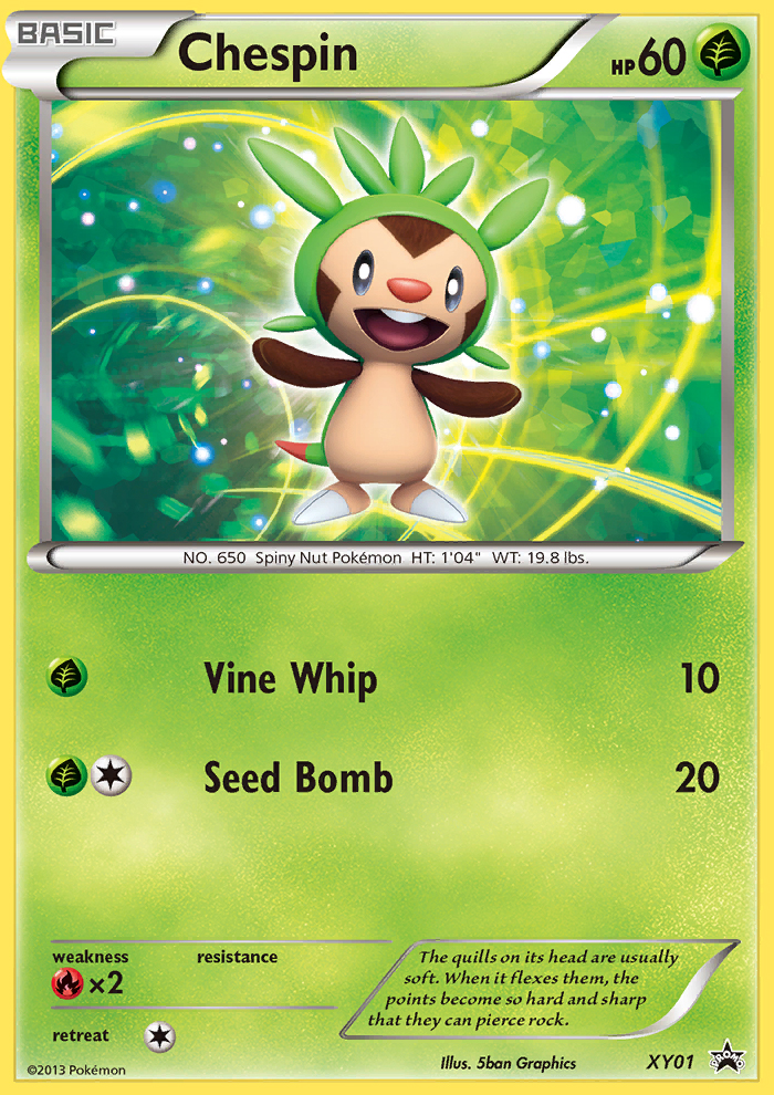 Chespin (XY01) [XY: Black Star Promos] | All Aboard Games