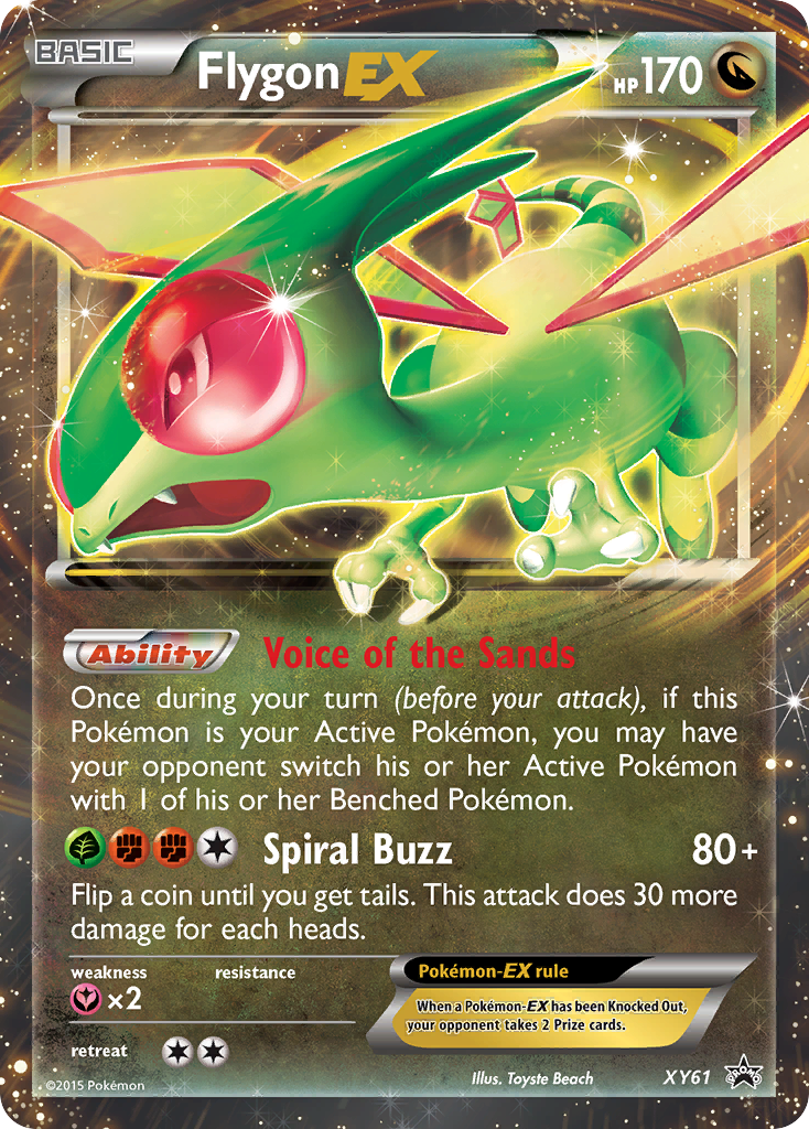 Flygon EX (XY61) [XY: Black Star Promos] | All Aboard Games